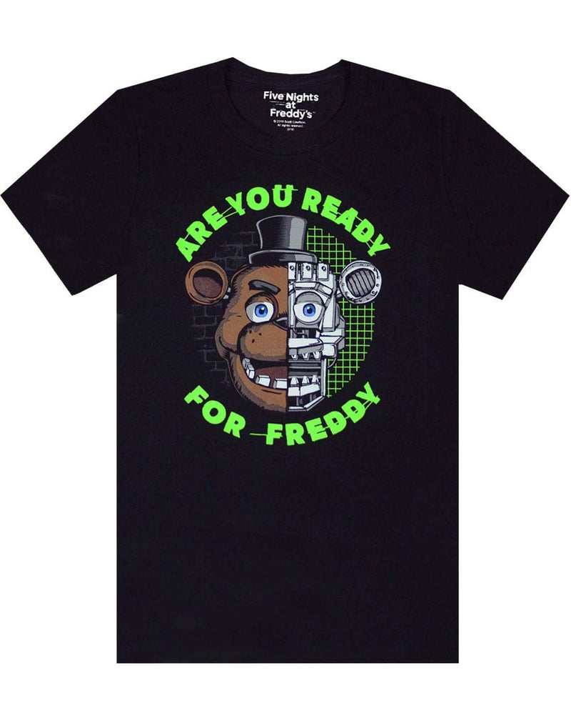 Five Nights at Freddy's I Survived Boy's T-Shirt (11-12 Years) Black - Image 1